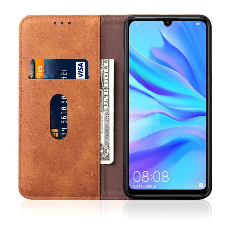Casual Style Retro Crazy Horse Texture Horizontal Flip Leather Case for Huawei Honor 10i / Honor 20i / Honor 20 Lite, with Card Slots & Holder & Wallet