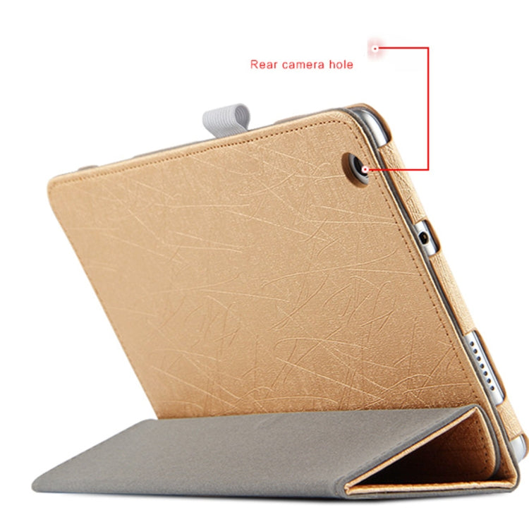 For Huawei MediaPad M5 8.4 inch Texture Horizontal Flip Leather Case with Tri-fold Holder & Sleep / Wake-up Function