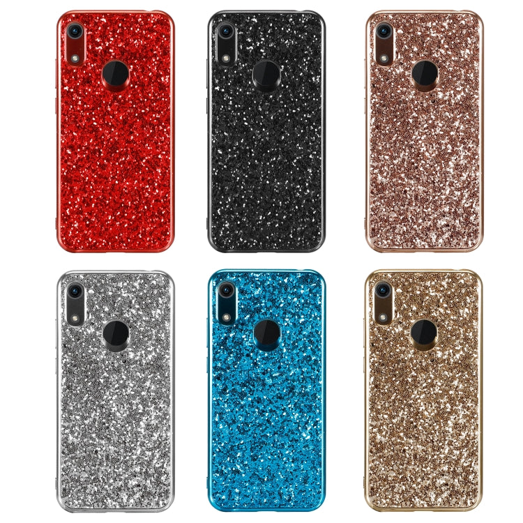 Glittery Powder Shockproof TPU Case for Huawei Honor Play 8A