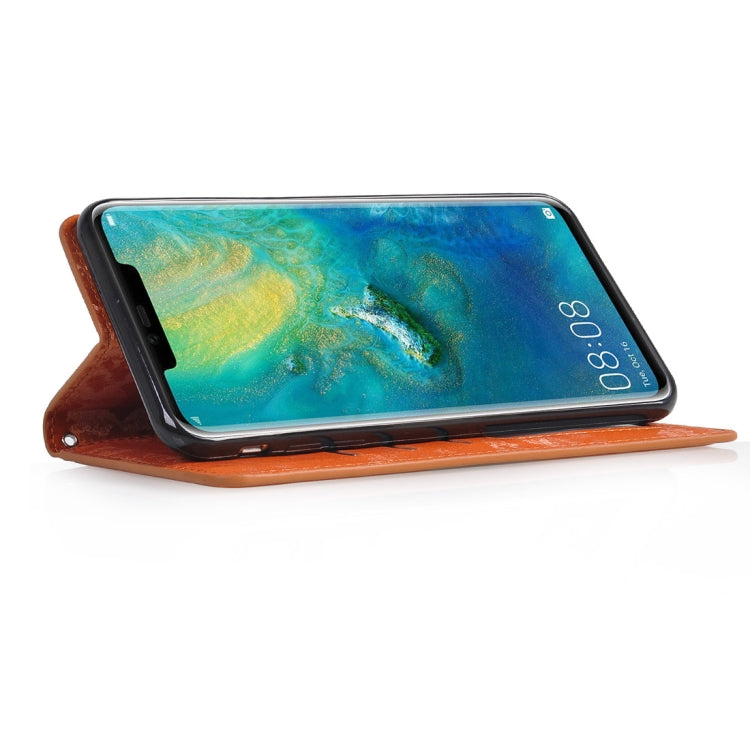 Horizontal Flip 3D Gradient Color PU + TPU Leather Case for Huawei Mate 20 Pro, with Holder & Card Slots & Photo frame