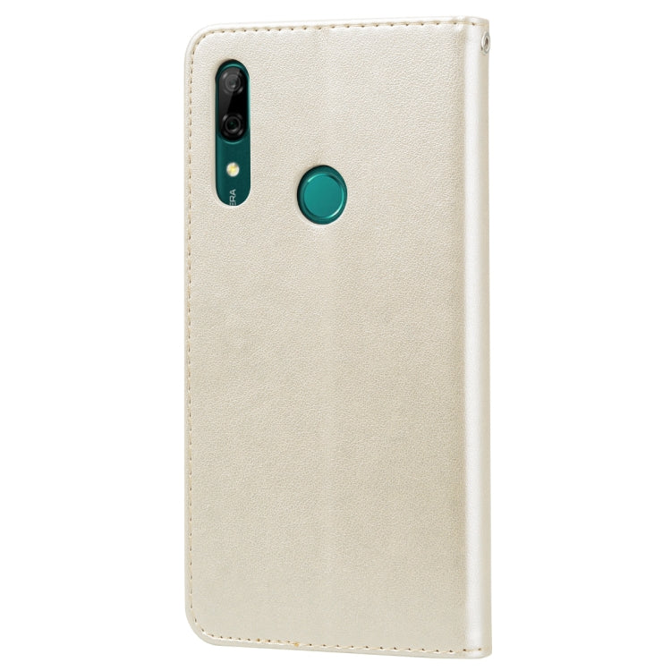 Rose Embossed Horizontal Flip PU Leather Case for Huawei P Smart Z, with Holder & Card Slots & Wallet