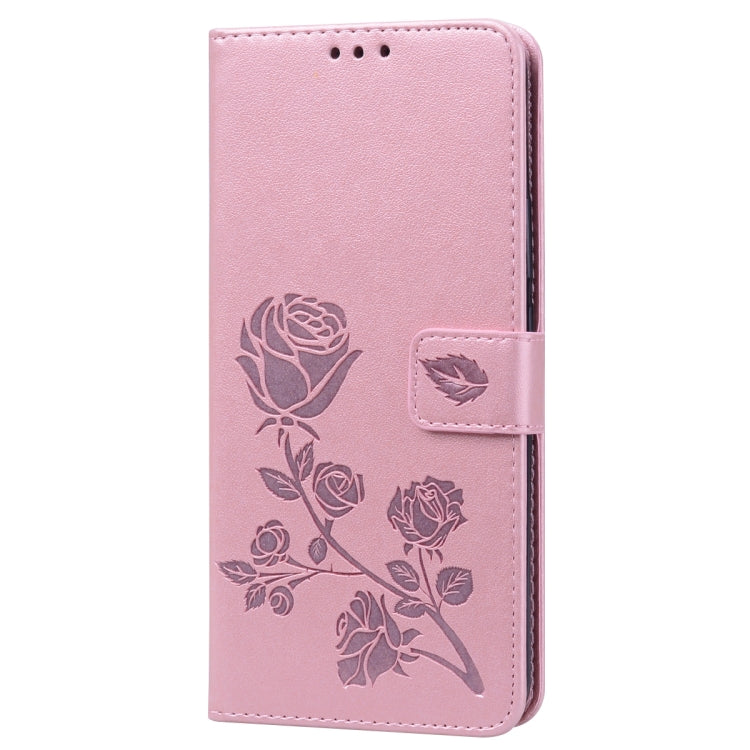 Rose Embossed Horizontal Flip PU Leather Case for Huawei P Smart Z, with Holder & Card Slots & Wallet