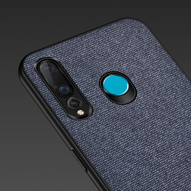 Shockproof Splicing PU + Cloth Protective Case for Huawei Nova 4