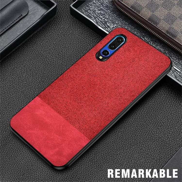 Shockproof Splicing PU + Cloth Protective Case for Huawei P30