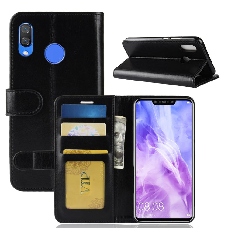 Crazy Horse Texture Horizontal Flip Leather Case for Huawei nova 3, with Wallet & Holder & Card Slots