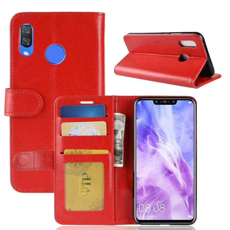 Crazy Horse Texture Horizontal Flip Leather Case for Huawei nova 3, with Wallet & Holder & Card Slots