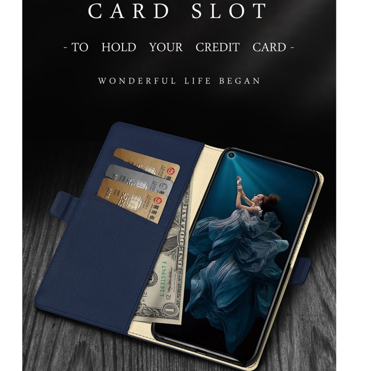 DZGOGO MILO Series PC + PU Horizontal Flip Leather Case for Huawei Honor 20, with Holder & Card Slot & Wallet