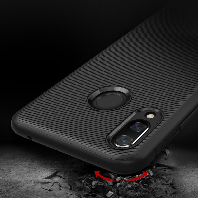 lenuo Leshen Series Stripe Texture TPU Case for Huawei nova 3 (Blue)