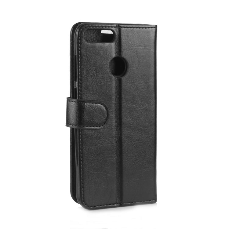 For Huawei Enjoy 7S / P Smart Crazy Horse Texture Horizontal Flip Leather Case with Holder & Card Slots & Wallet