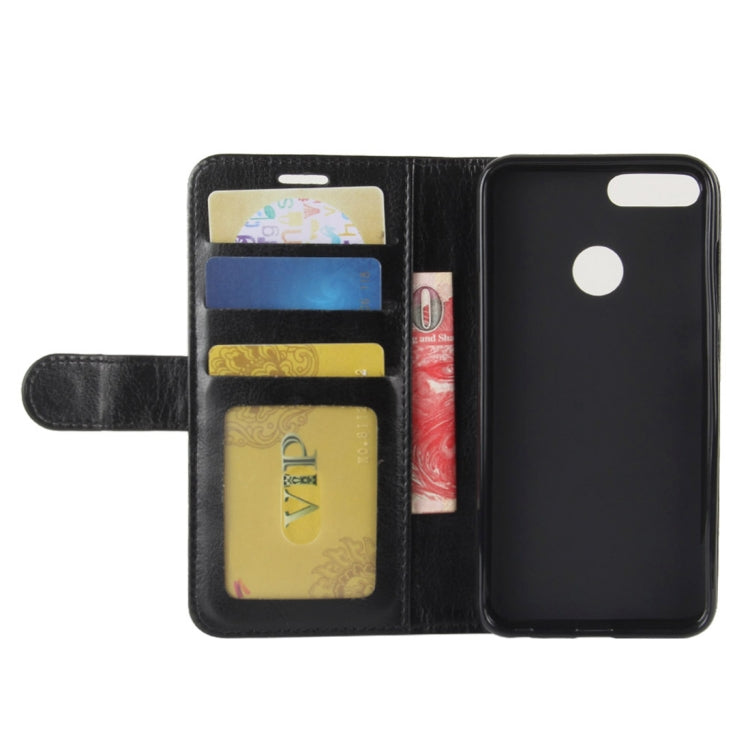 For Huawei Enjoy 7S / P Smart Crazy Horse Texture Horizontal Flip Leather Case with Holder & Card Slots & Wallet
