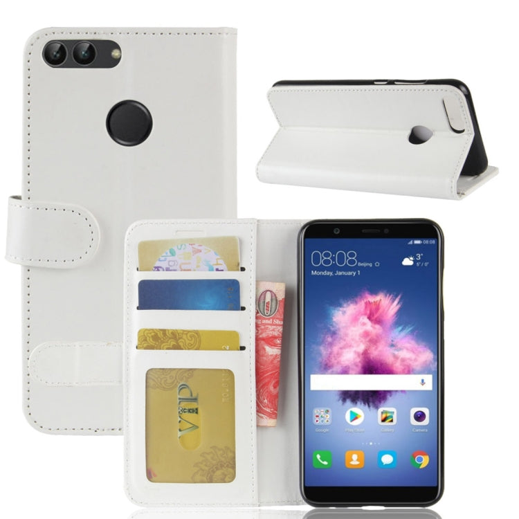 For Huawei Enjoy 7S / P Smart Crazy Horse Texture Horizontal Flip Leather Case with Holder & Card Slots & Wallet