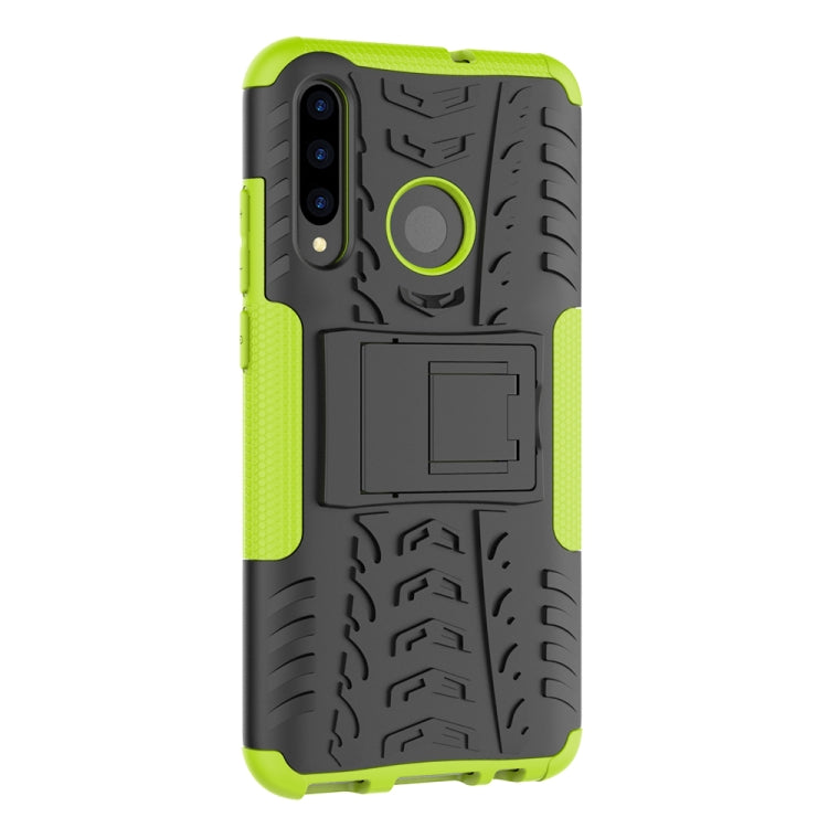 Tire Texture TPU+PC Shockproof Case for Huawei P Smart+ 2019, with Holder
