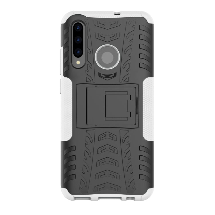 Tire Texture TPU+PC Shockproof Case for Huawei P Smart+ 2019, with Holder