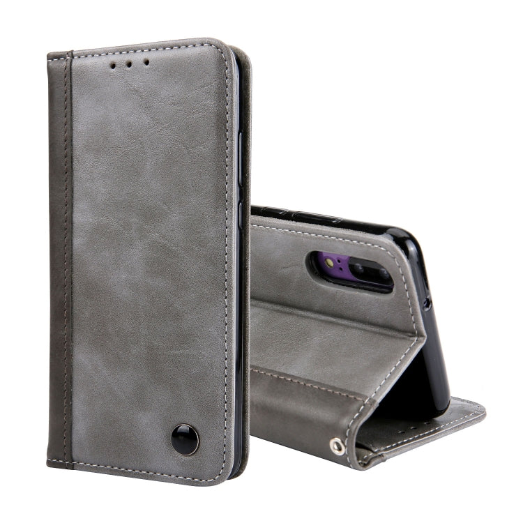 Retro Book Design Horizontal Flip PU Leather Case for Huawei P20, with Holder & Card Slots
