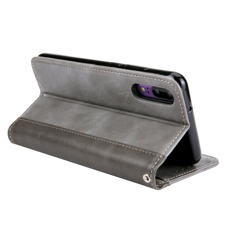 Retro Book Design Horizontal Flip PU Leather Case for Huawei P20, with Holder & Card Slots