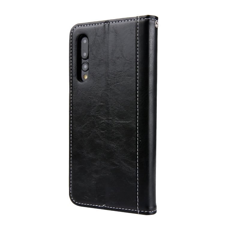 Retro Book Design Horizontal Flip PU Leather Case for Huawei P20 Pro, with Holder & Card Slots