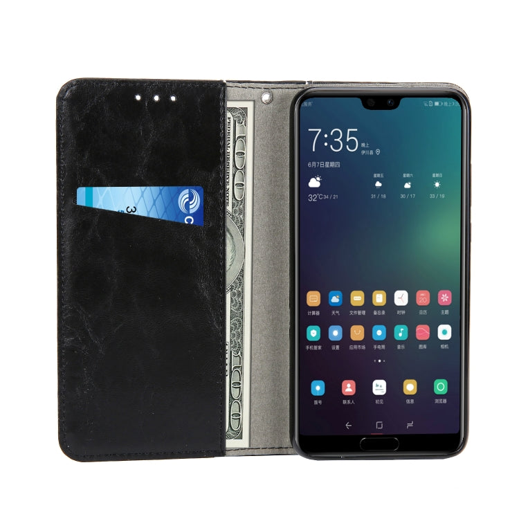 Retro Book Design Horizontal Flip PU Leather Case for Huawei P20 Pro, with Holder & Card Slots