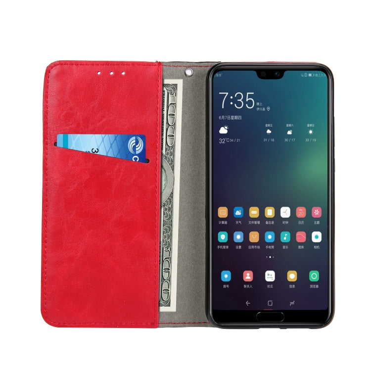 Retro Book Design Horizontal Flip PU Leather Case for Huawei P20 Pro, with Holder & Card Slots