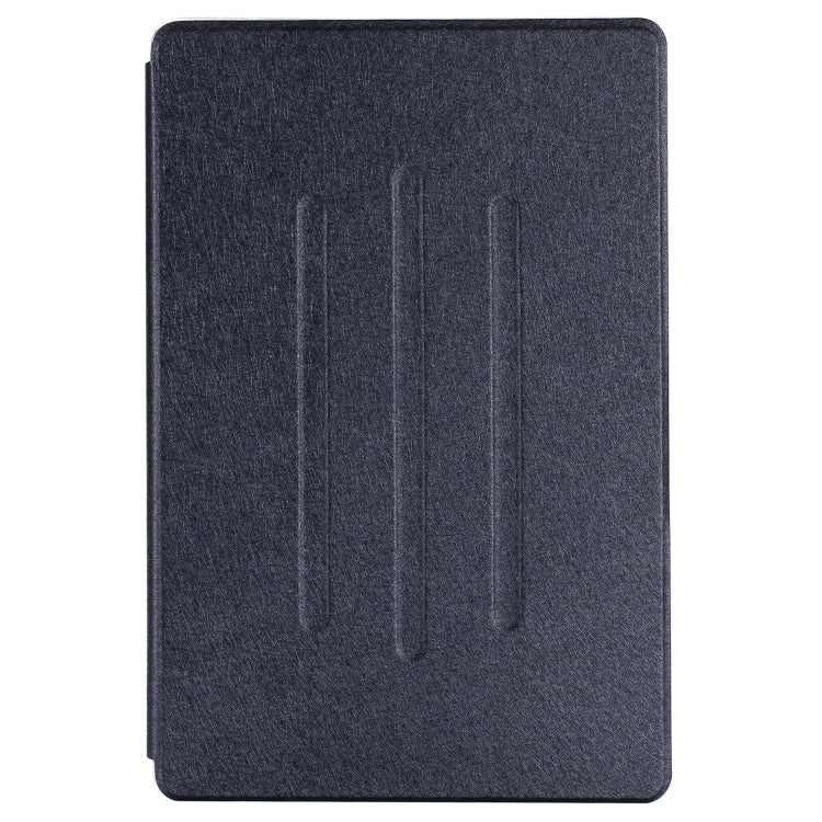 For Huawei MediaPad M5 10.8 inch Silk Texture Horizontal Flip PU Leather Case with Holder