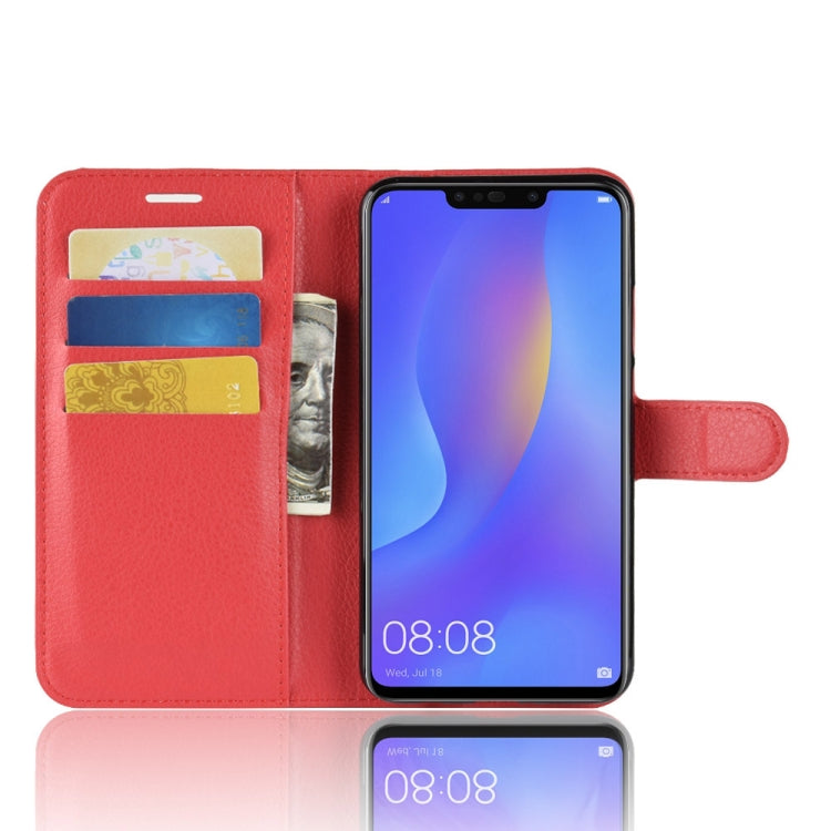 Litchi Texture Horizontal Flip Leather Case for Huawei nova 3i / Huawei P smart + (Germany), with Wallet & Holder & Card Slots