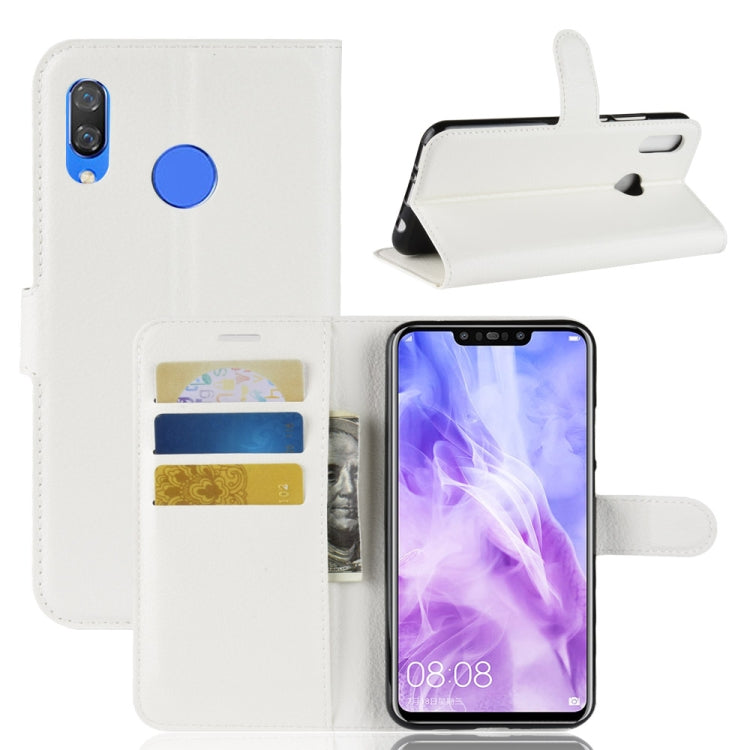 Litchi Texture Horizontal Flip Leather Case for Huawei Nova 3, with Wallet & Holder & Card Slots