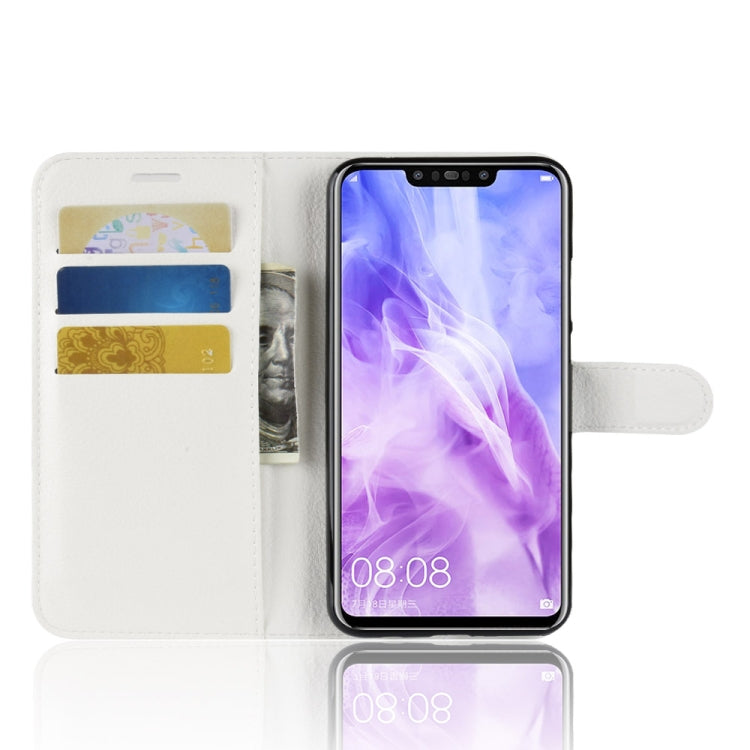 Litchi Texture Horizontal Flip Leather Case for Huawei Nova 3, with Wallet & Holder & Card Slots