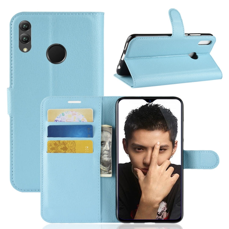 Litchi Texture Horizontal Flip Leather Case for Huawei Honor 8X, with Holder & Card Slots & Wallet & Photo Frame
