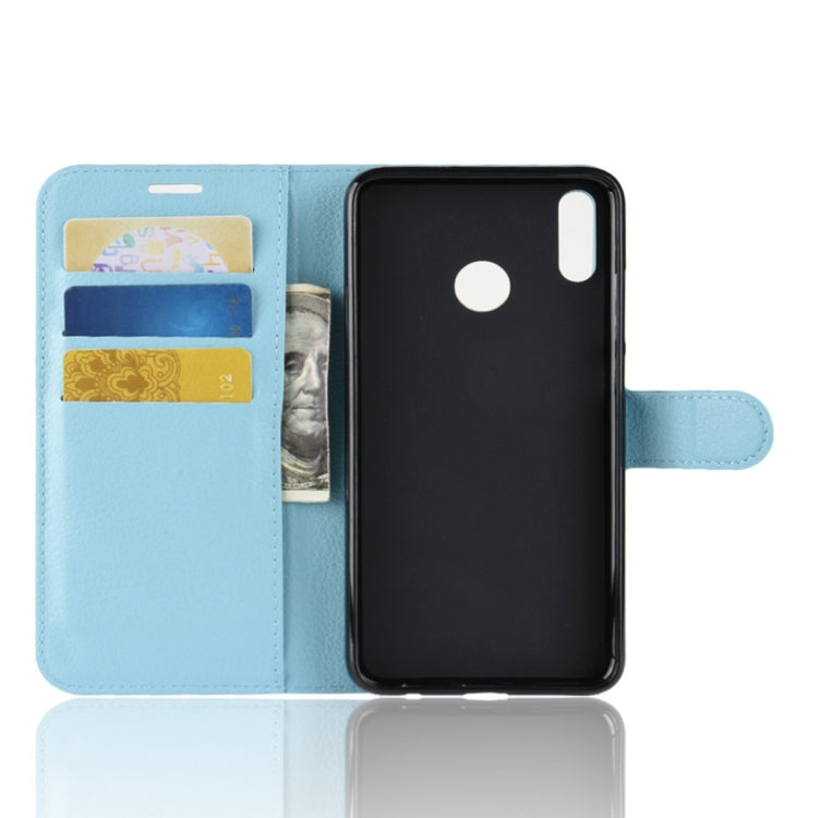 Litchi Texture Horizontal Flip Leather Case for Huawei Honor 8X, with Holder & Card Slots & Wallet & Photo Frame