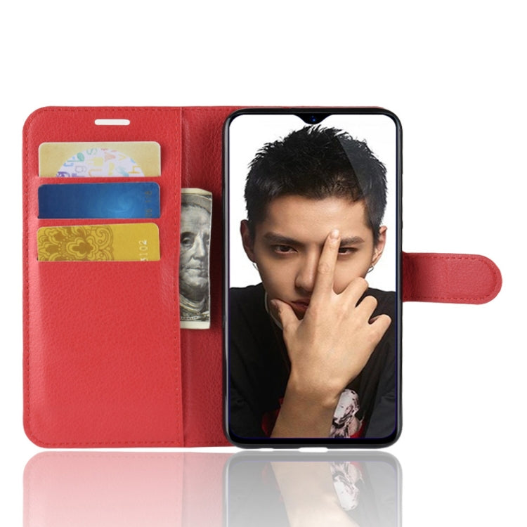 Litchi Texture Horizontal Flip Leather Case for Huawei Honor 8X, with Holder & Card Slots & Wallet & Photo Frame