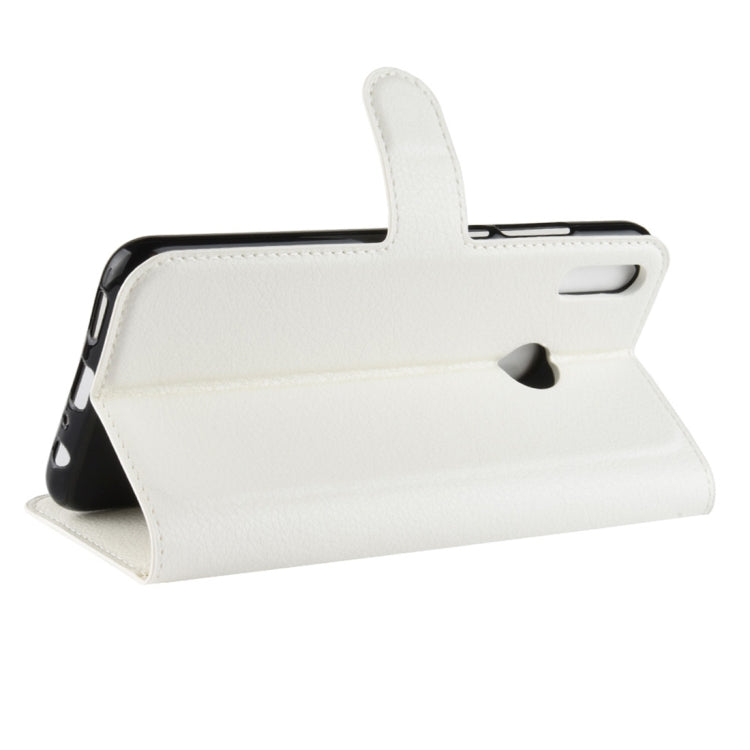 Litchi Texture Horizontal Flip Leather Case for Huawei Honor 8X, with Holder & Card Slots & Wallet & Photo Frame