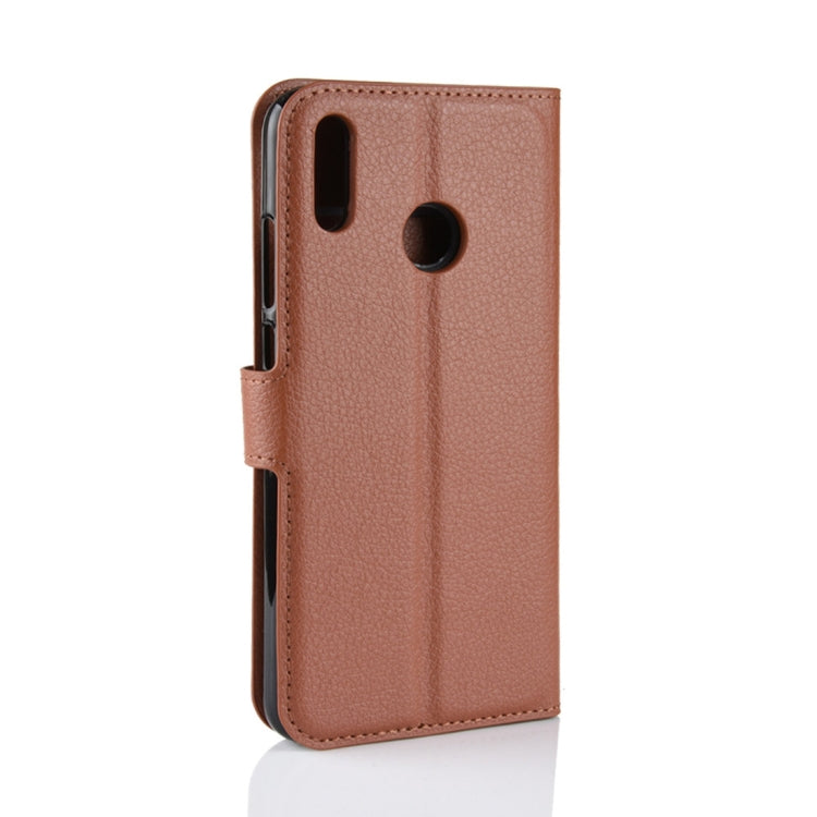 Litchi Texture Horizontal Flip Leather Case for Huawei Honor 8X, with Holder & Card Slots & Wallet & Photo Frame
