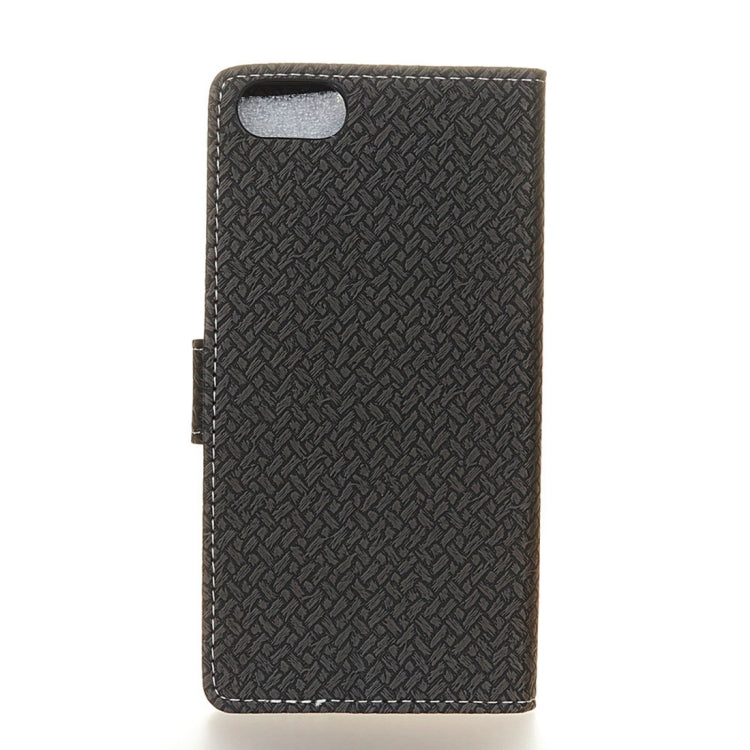 Knit Texture Horizontal Flip Leather Case for Huawei Y5 2018 / Y5 Prime 2018 / Honor 7S / Honor Play 7, with Holder & Card Slots & Photo Frame