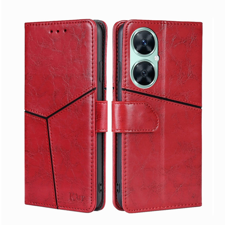 For Huawei Enjoy 60 Pro / nova 11i / Maimang 20 Geometric Stitching Flip Leather Phone Case