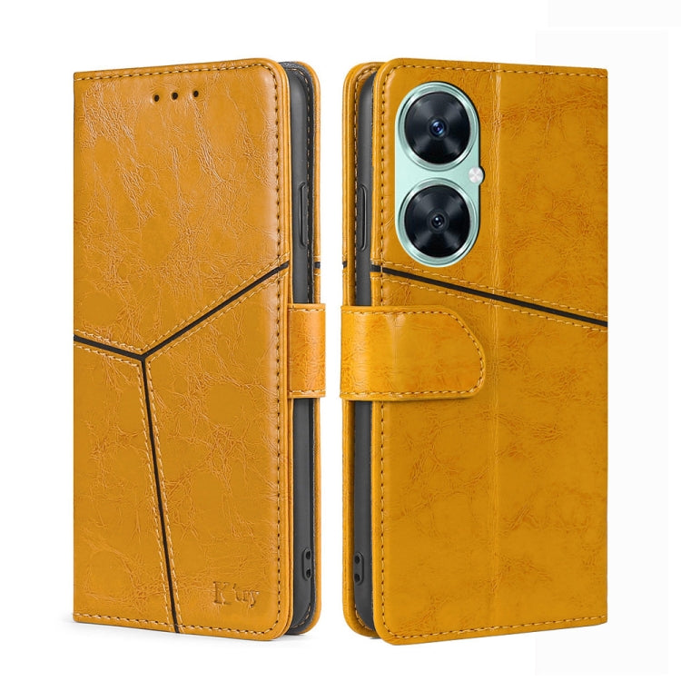 For Huawei Enjoy 60 Pro / nova 11i / Maimang 20 Geometric Stitching Flip Leather Phone Case
