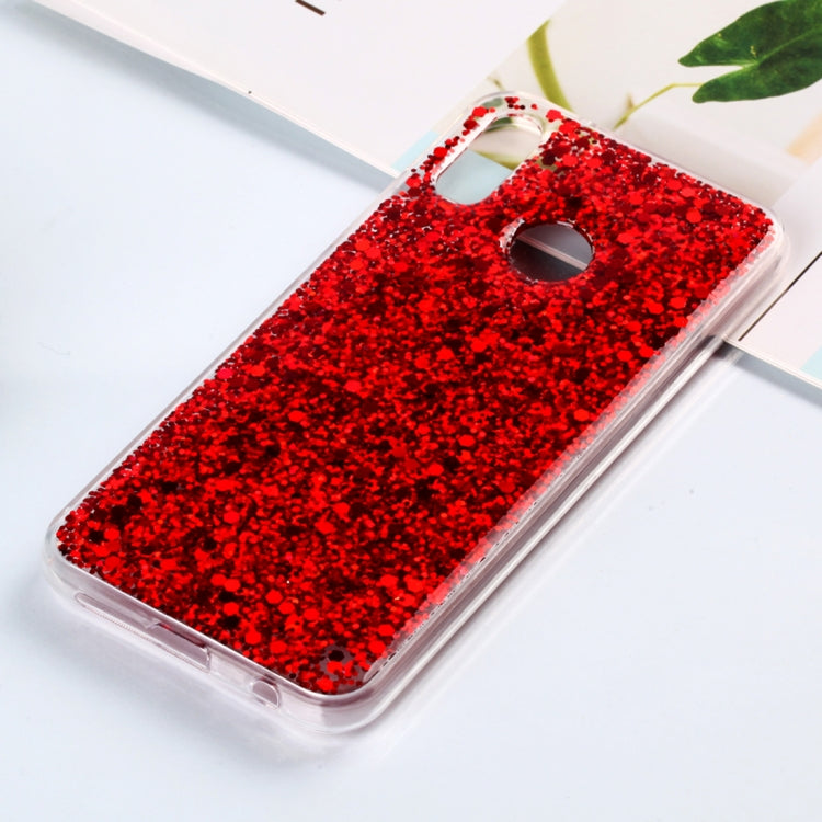 Colorful Glitter Powder Style Protective Soft Cover for Huawei P20 Lite / Nova 3e