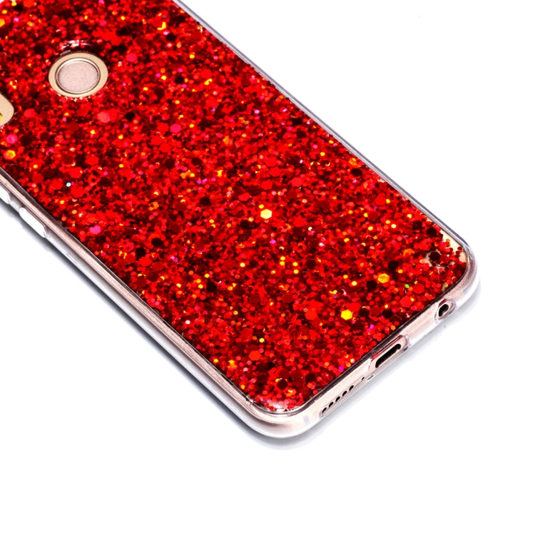 Colorful Glitter Powder Style Protective Soft Cover for Huawei P20 Lite / Nova 3e