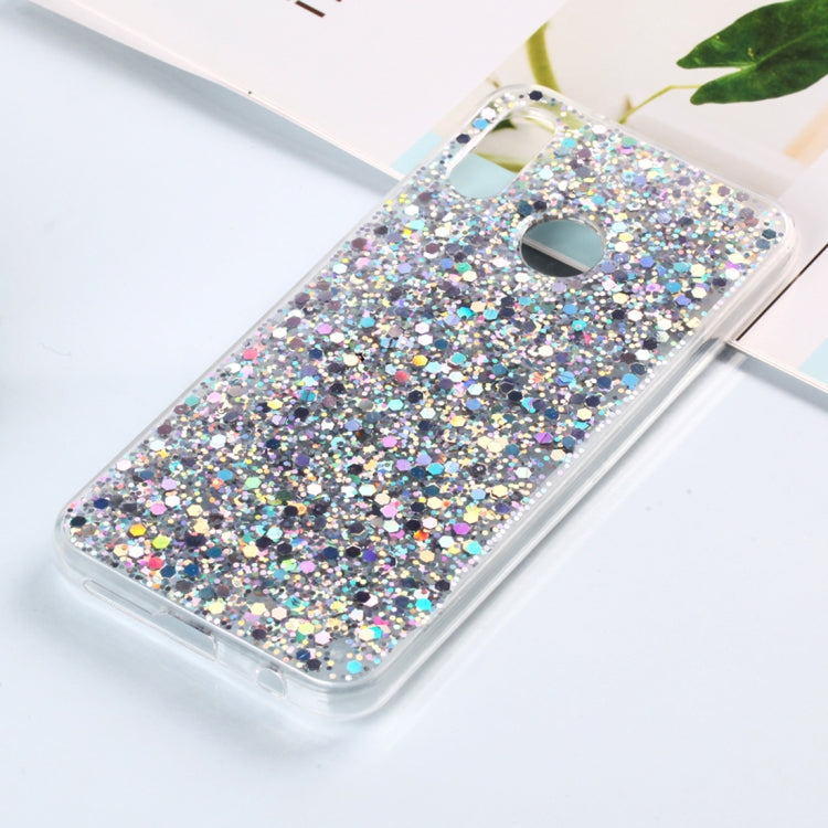 Colorful Glitter Powder Style Protective Soft Cover for Huawei P20 Lite / Nova 3e