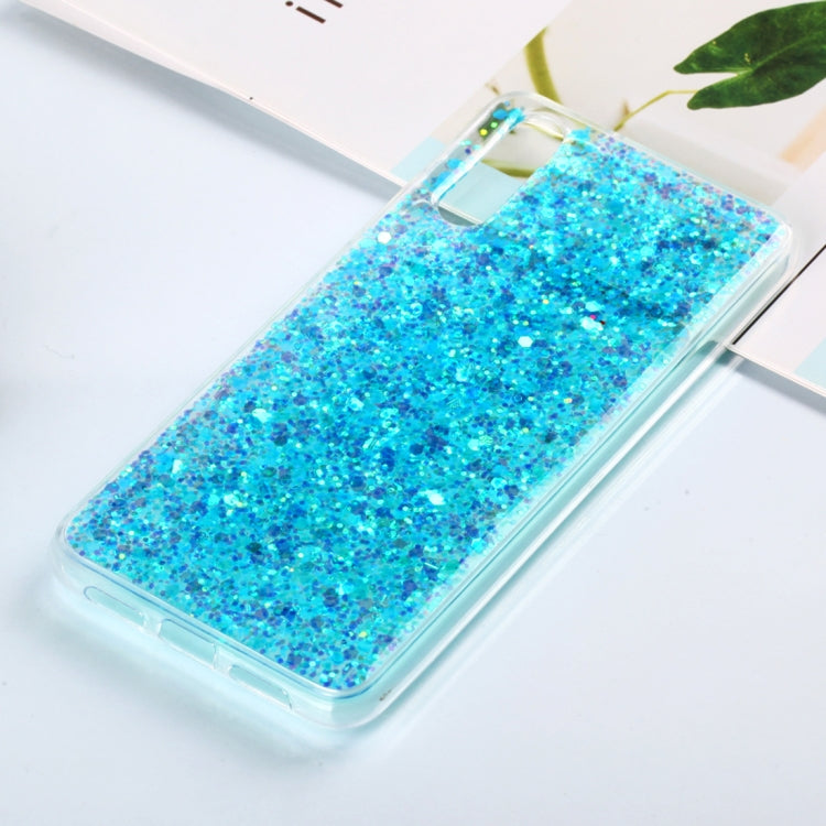 Colorful Glitter Powder Style Protective Soft Cover for Huawei P20