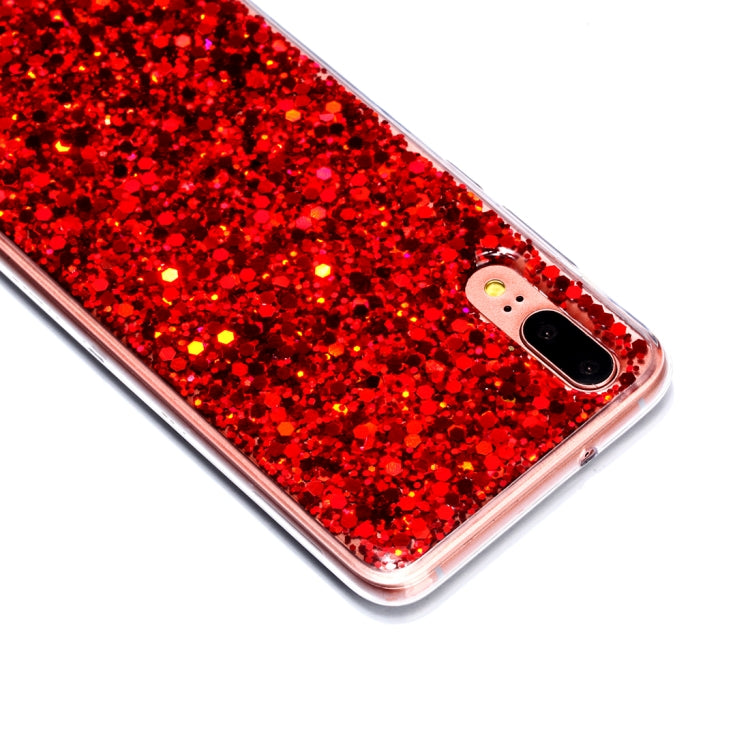 Colorful Glitter Powder Style Protective Soft Cover for Huawei P20