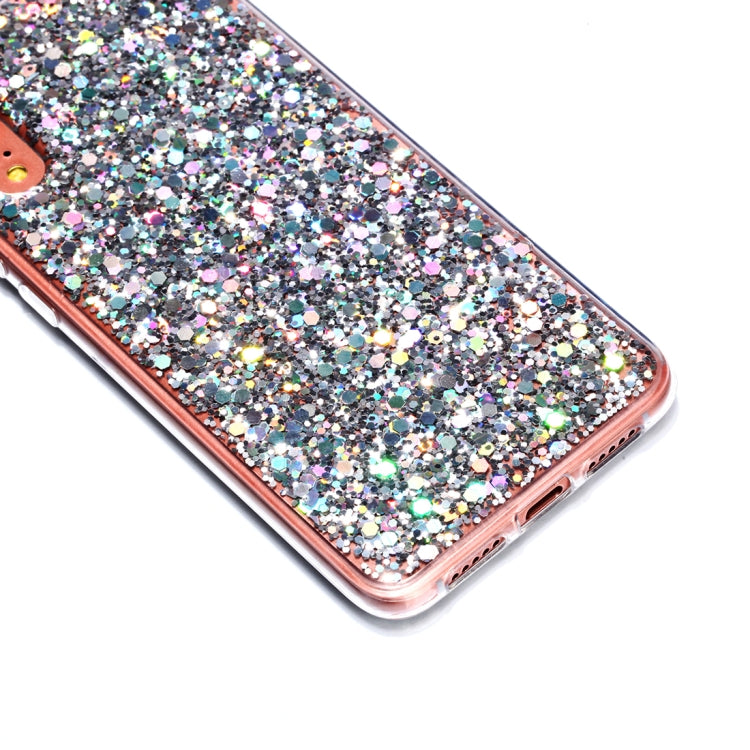 Colorful Glitter Powder Style Protective Soft Cover for Huawei P20