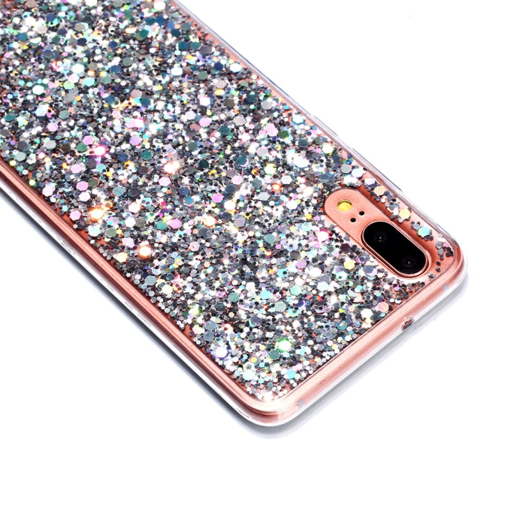 Colorful Glitter Powder Style Protective Soft Cover for Huawei P20