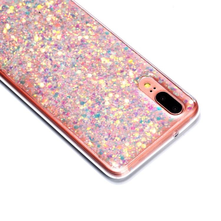 Colorful Glitter Powder Style Protective Soft Cover for Huawei P20