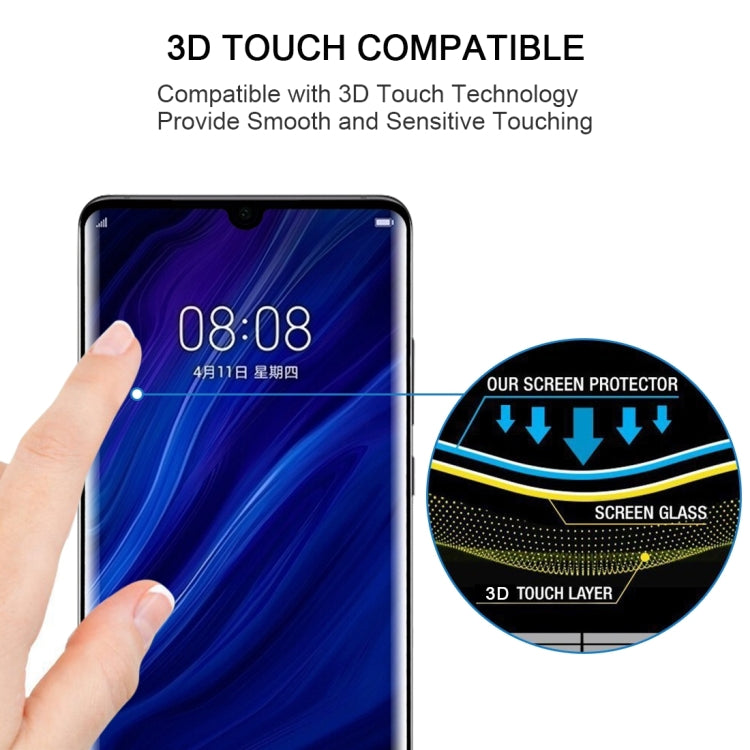9H 3D Full Screen Tempered Glass Film for Huawei P30