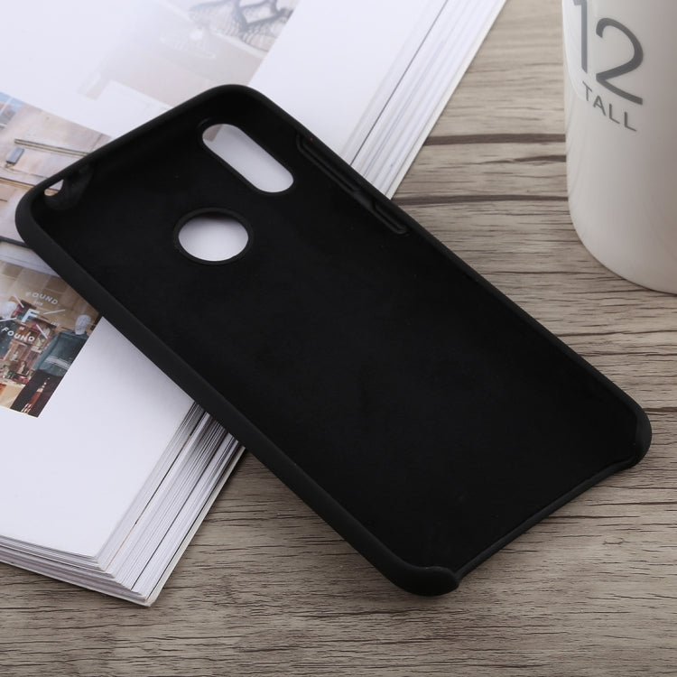 Solid Color Full Coverage Liquid Silicone Back Case for Huawei Honor 8C