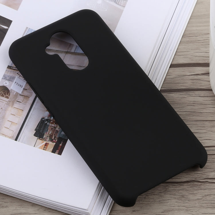 Solid Color Full Coverage Liquid Silicone Back Case for Huawei Mate 20 Lite