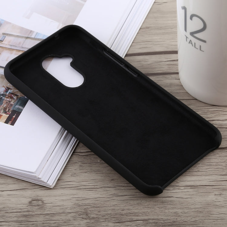 Solid Color Full Coverage Liquid Silicone Back Case for Huawei Mate 20 Lite