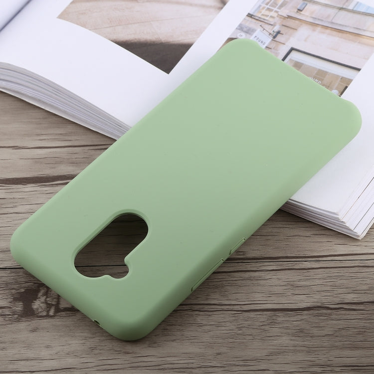 Solid Color Full Coverage Liquid Silicone Back Case for Huawei Mate 20 Lite