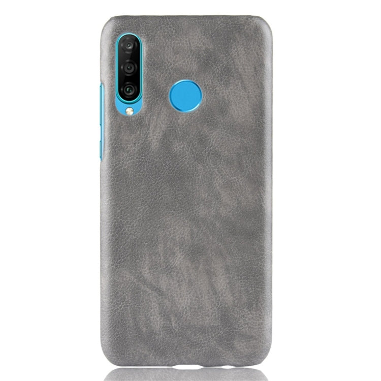 Shockproof Litchi Texture PC + PU Protective Case for Huawei P30 Lite