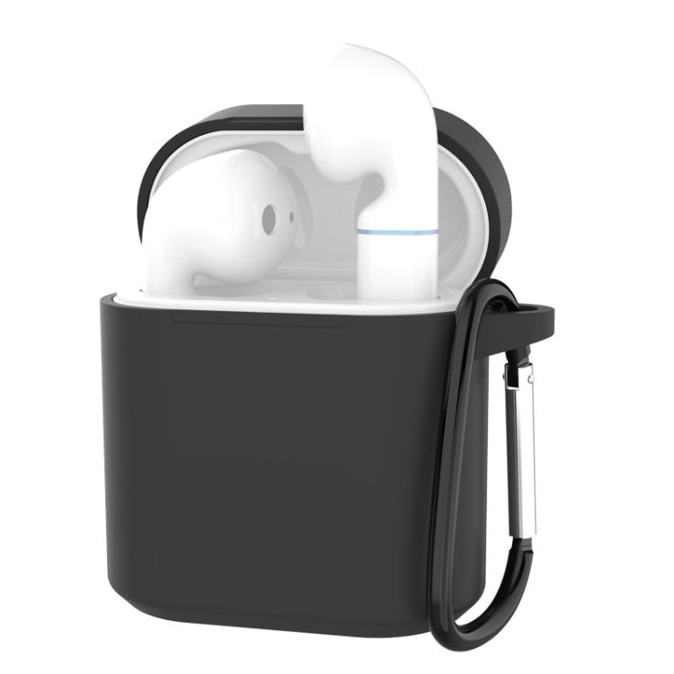 Silicone Charging Box Protective Case with Carabiner for Huawei Honor FlyPods / FlyPods Pro / FreeBuds2 / FreeBuds2 Pro