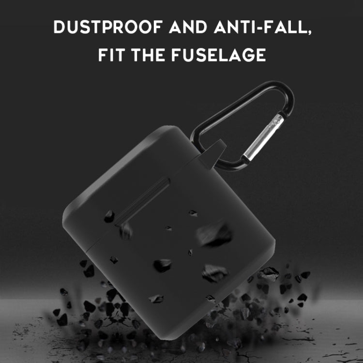 Silicone Charging Box Protective Case with Carabiner for Huawei Honor FlyPods / FlyPods Pro / FreeBuds2 / FreeBuds2 Pro